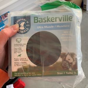 Bakersville dog muzzle. Size 3